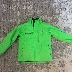 Columbia Lime Green Jacket